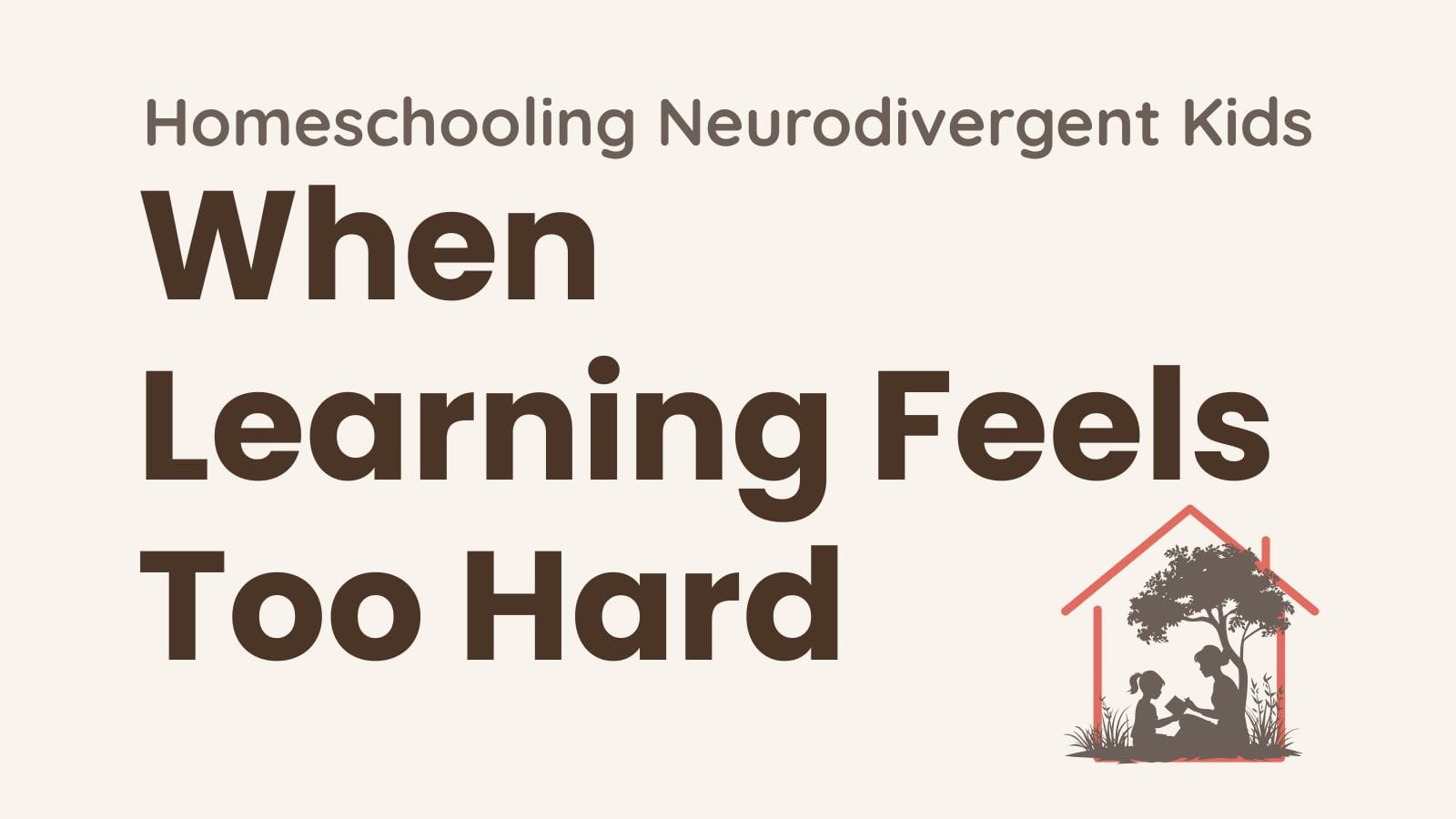 When learning feels too hard for neurodivergent kids — what avoidance is really telling you
